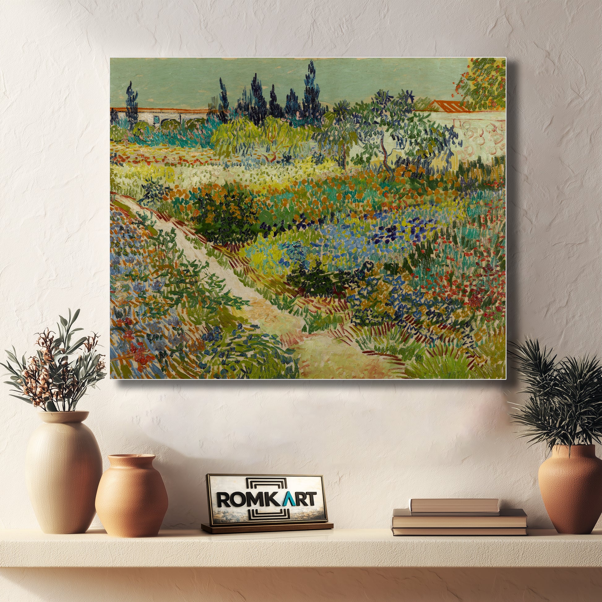 Vincent Van Gogh Garden At Arles 1888 – Reproduction