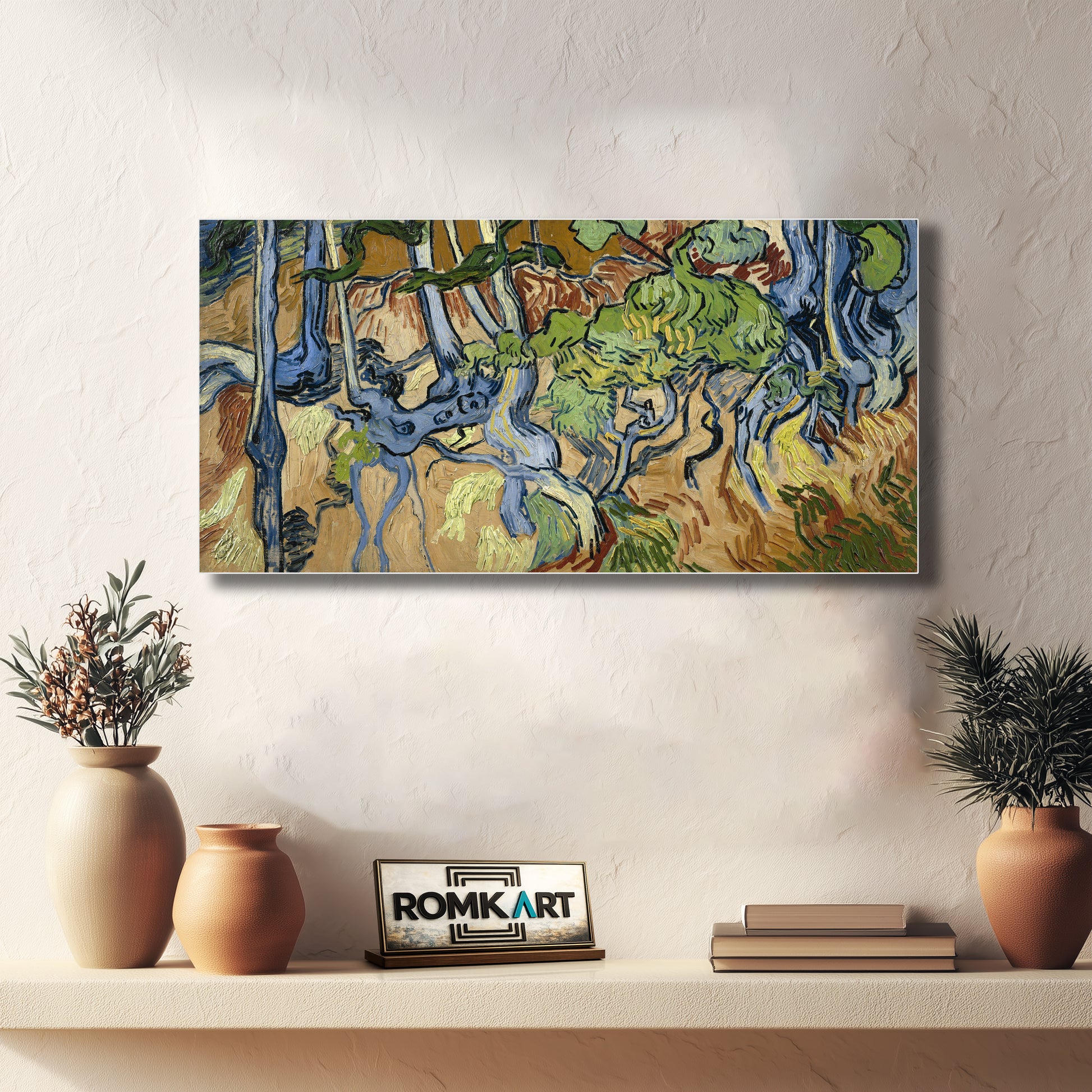 Vincent Van Gogh Tree Root 1890 – Reproduction