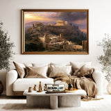 Acropolis of Athens Architectural Oil Painting