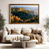Alhambra Architectural Oil Painting