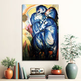 Franz Marc The Tower Of Blue Horses 1913 – Reproduction
