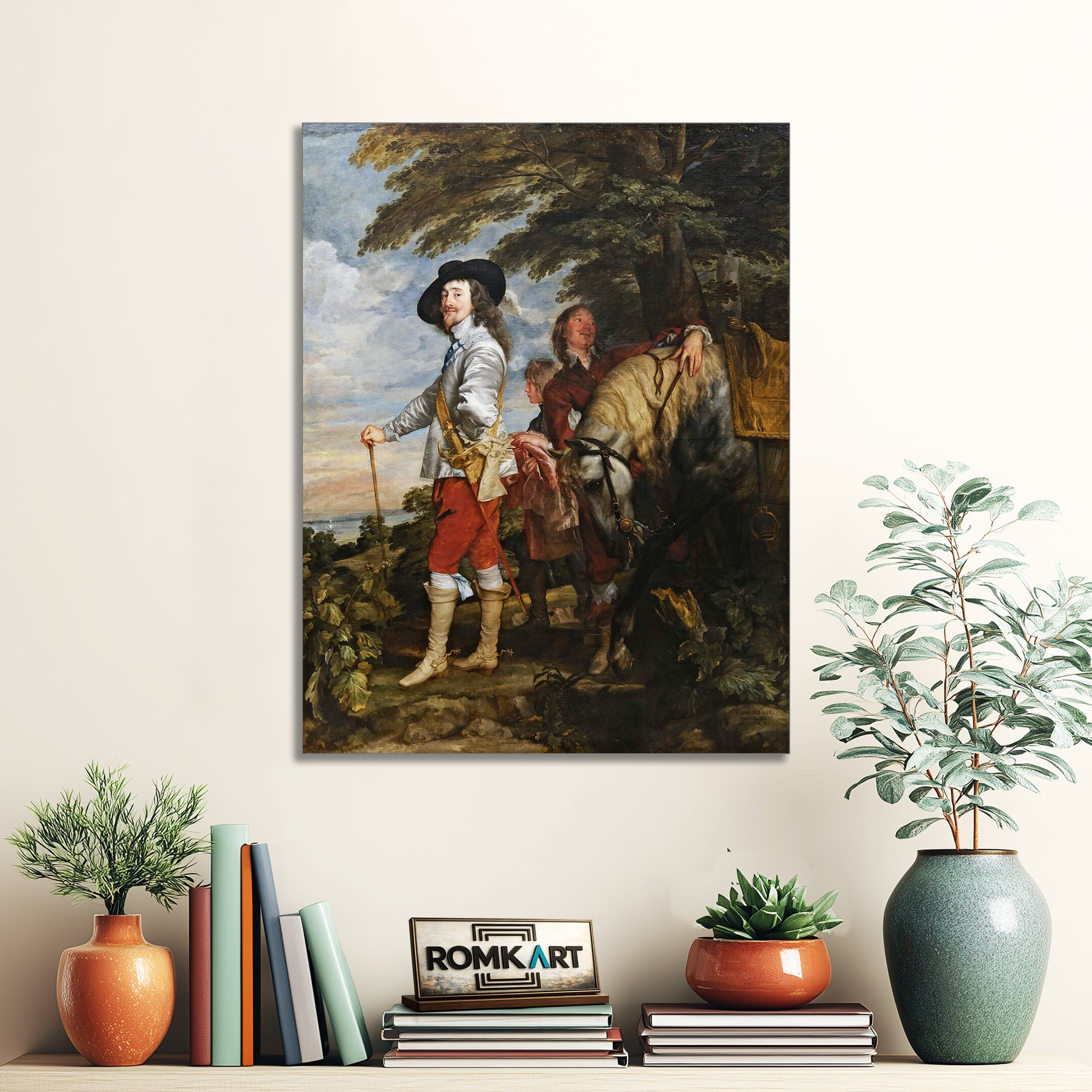 Anthony Van Dyck Charles I At The Hunt 1635 – Reproduction