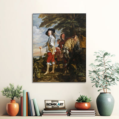 Anthony Van Dyck Charles I At The Hunt 1635 – Reproduction