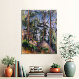 Paul Cezanne Pines And Rocks 1897 – Reproduction