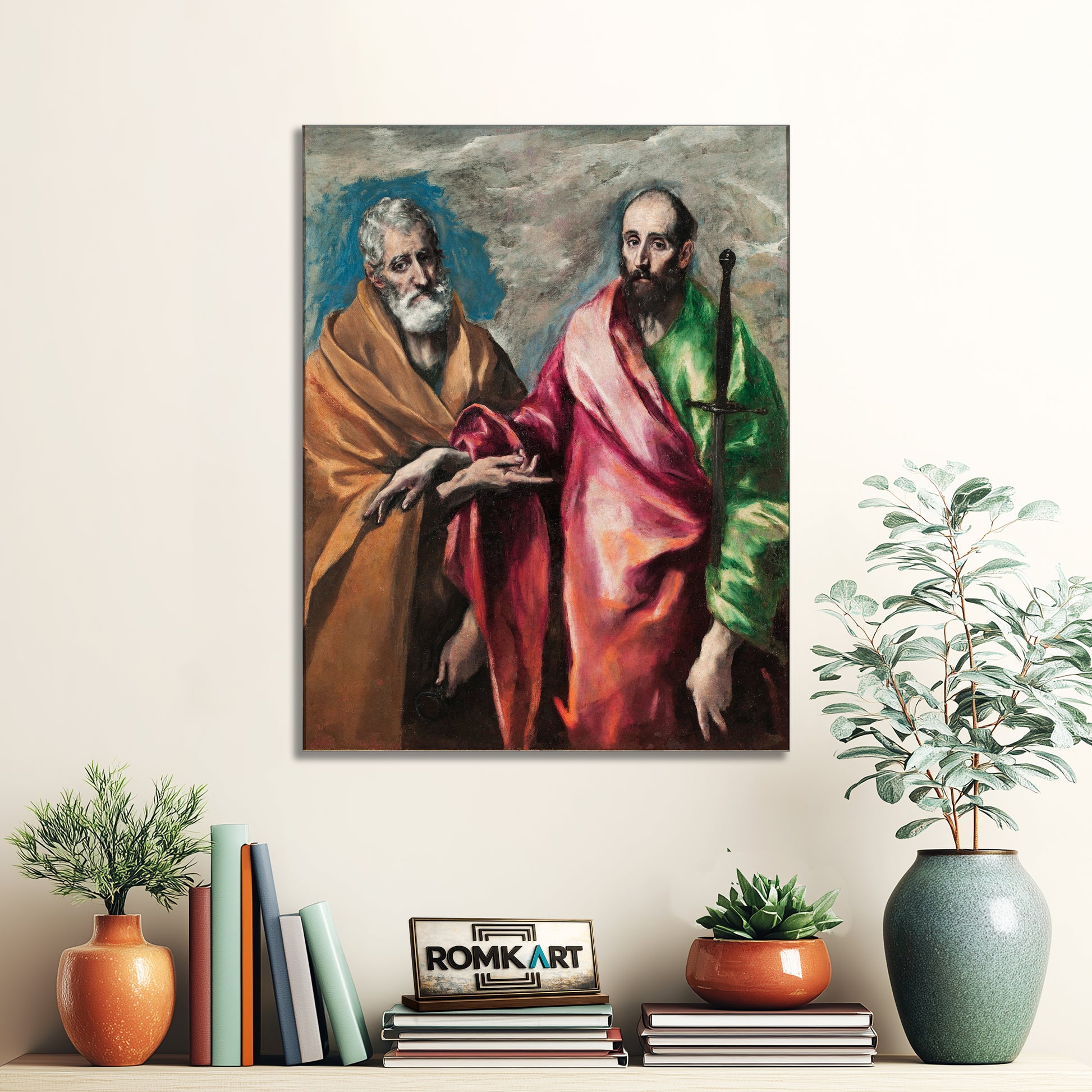 El Greco Saint Peter And Saint Paul 1590 Barcelona – Reproduction