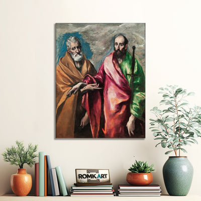 El Greco Saint Peter And Saint Paul 1590 Barcelona – Reproduction