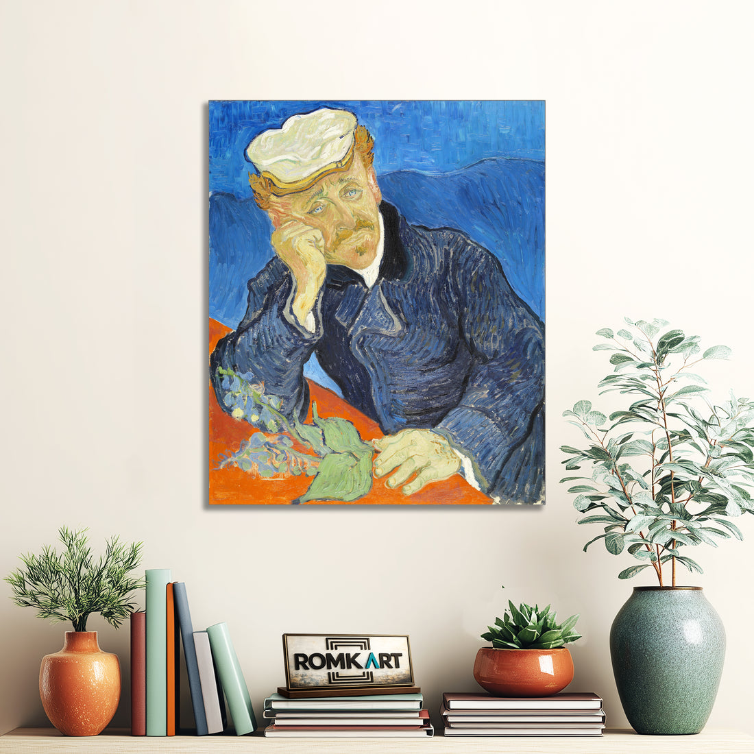 Vincent Van Gogh Portrait Of Doctor Gachet 1890 Ver 2 – Reproduction