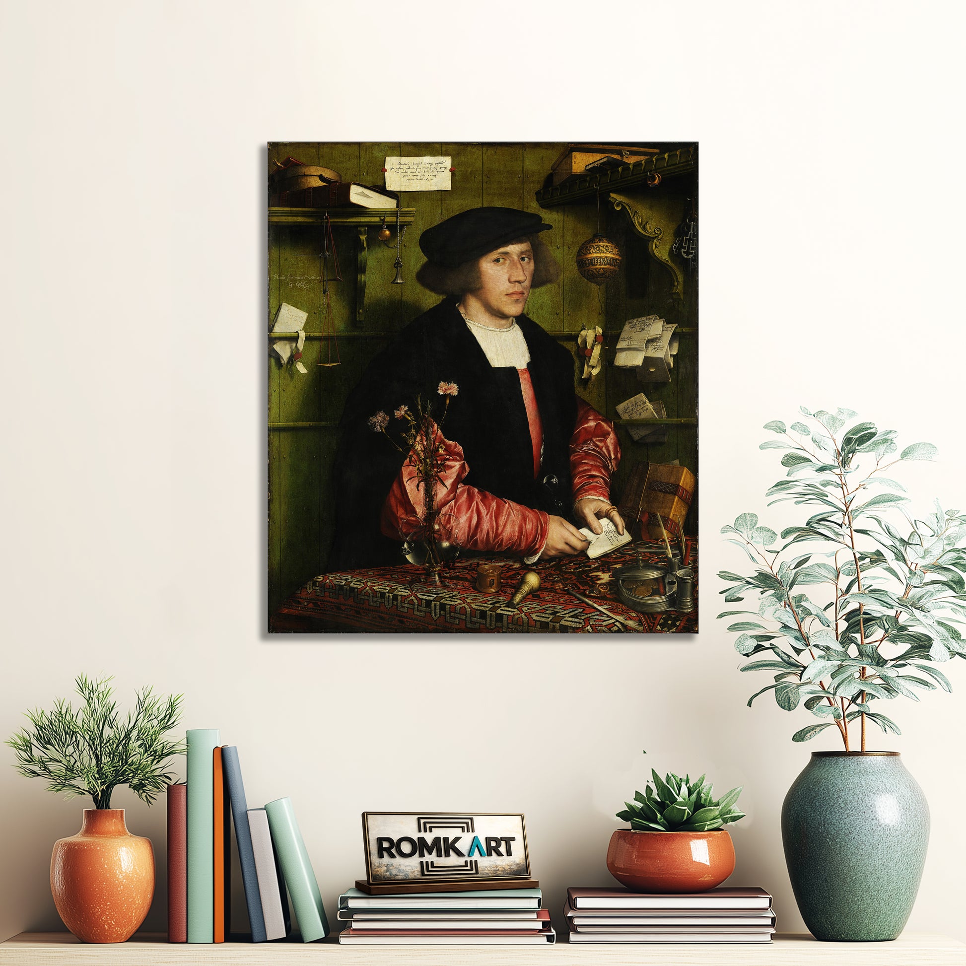 Hans Holbein The Younger The Merchant Georg Gisze 1532 – Reproduction