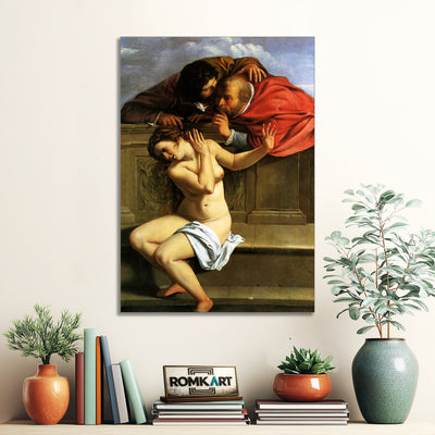 Artemisia Gentileschi Susanna And The Elders 1610 – Reproduction