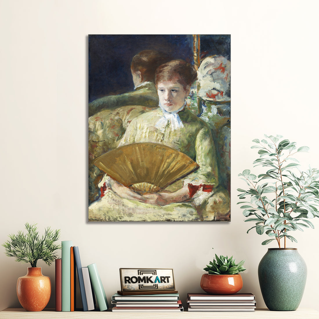 Mary Cassatt Woman With A Fan 1878 - 1879 – Reproduction