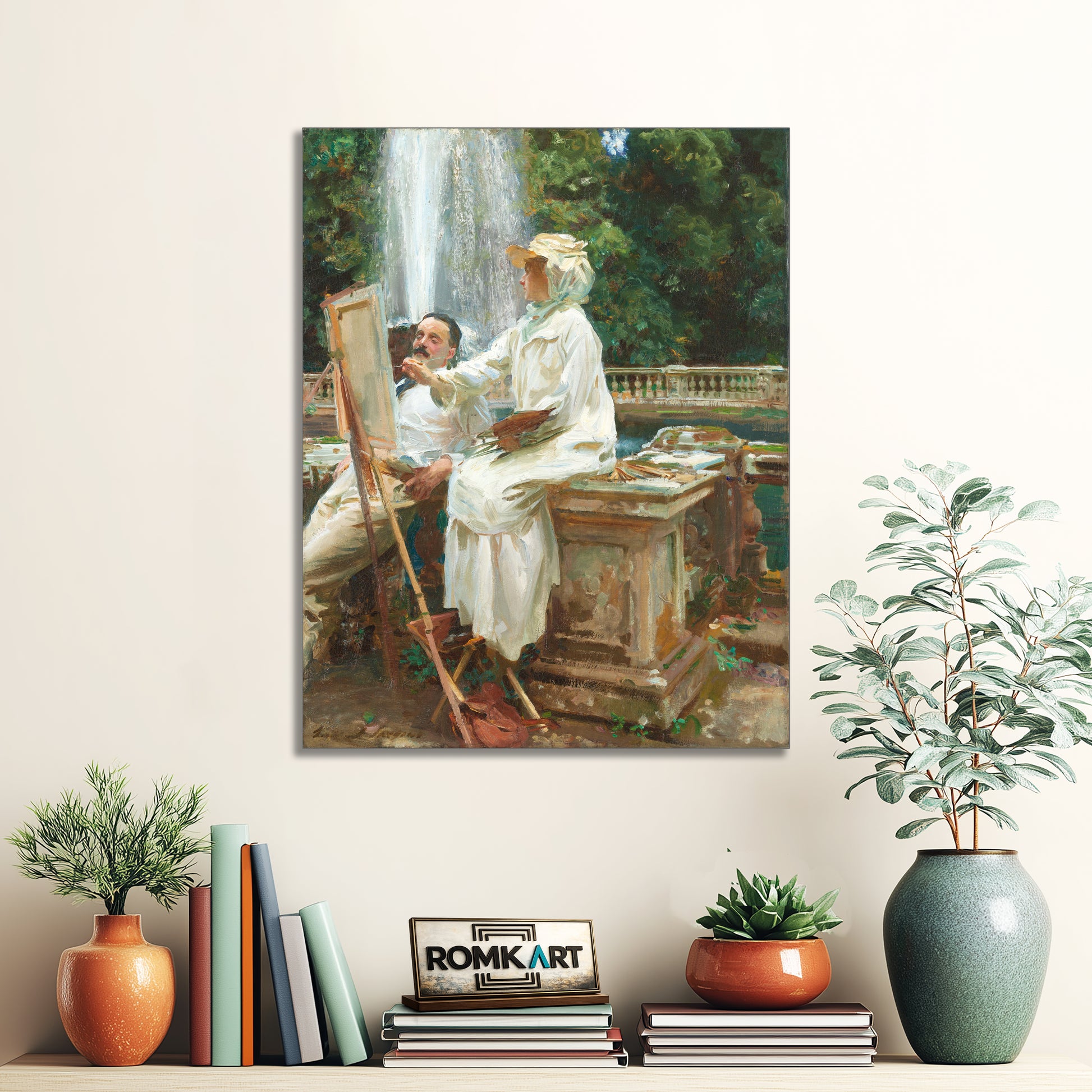 John Singer Sargent The Fountain Villa Torlonia Frascati Italy – Reproduction