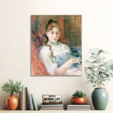 Berthe Morisot A Young Girl With Cat 1892 – Reproduction