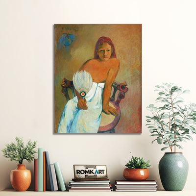 Paul Gauguin Girl With A Fan 1902 – Reproduction