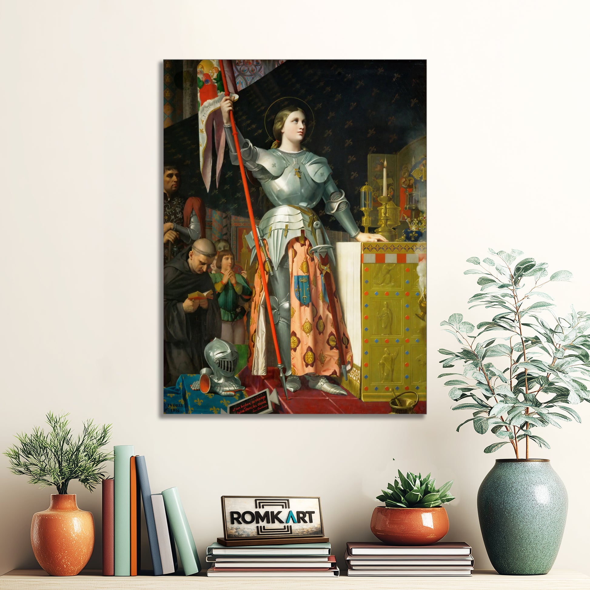Jean Auguste Dominique Ingres Joan Of Arc At The Coronation Of Charles VII – Reproduction
