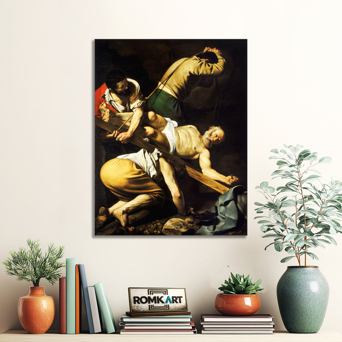 Caravaggio Crucifixion Of Saint Peter Crocifissione Di San Pietro – Reproduction