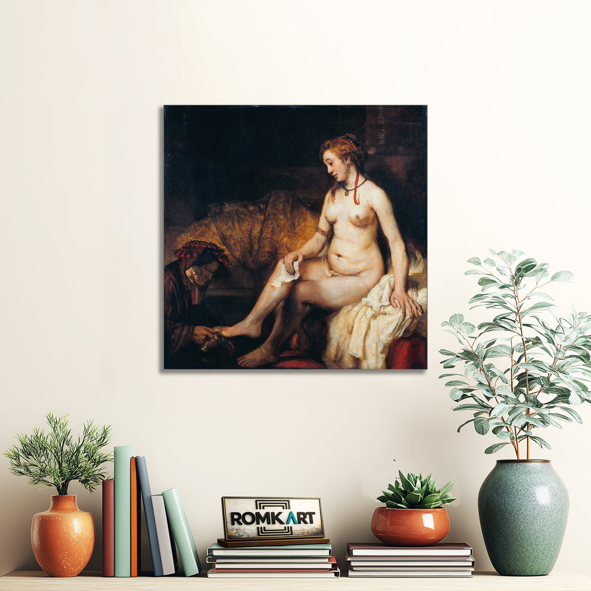 Rembrandt Bathsheba At Her Bath 1654 – Reproduction