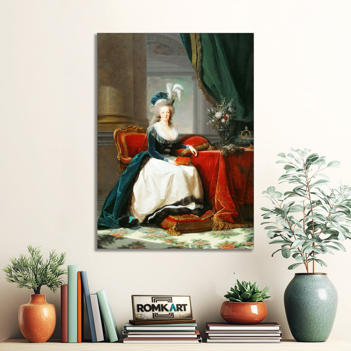 Elisabeth Vigee Le Brun Marie Antoinette Queen Of France By 1788 – Reproduction