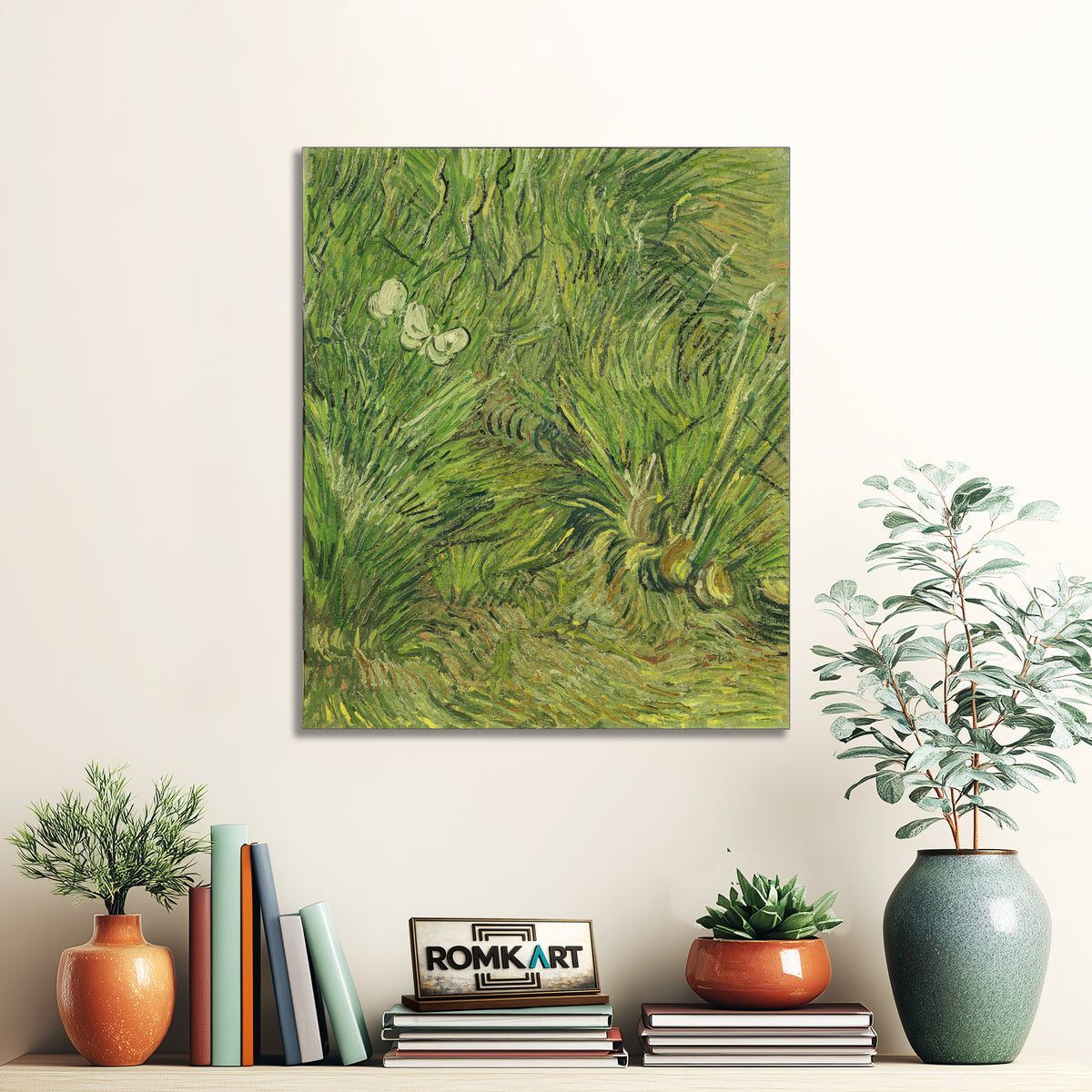 Vincent Van Gogh Garden With Butterflies 1889 – Reproduction