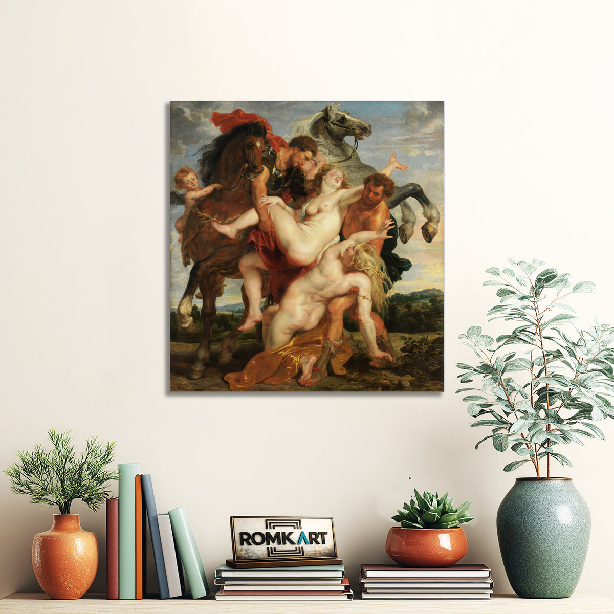 Peter Paul Rubens The Rrape Of The Daughters Of Leuccipus 1617 – Reproduction