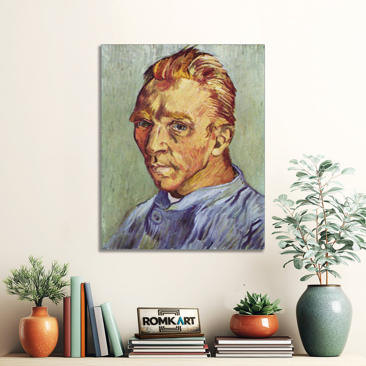 Vincent Van Gogh Self-portrait Without Beard 1889 – Reproduction