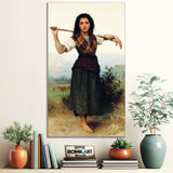 William Adolphe Bouguereau The Shepherdess 1889 – Reproduction