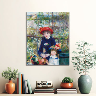 Pierre-auguste Renoir Two Sisters On The Terrace 1881 – Reproduction