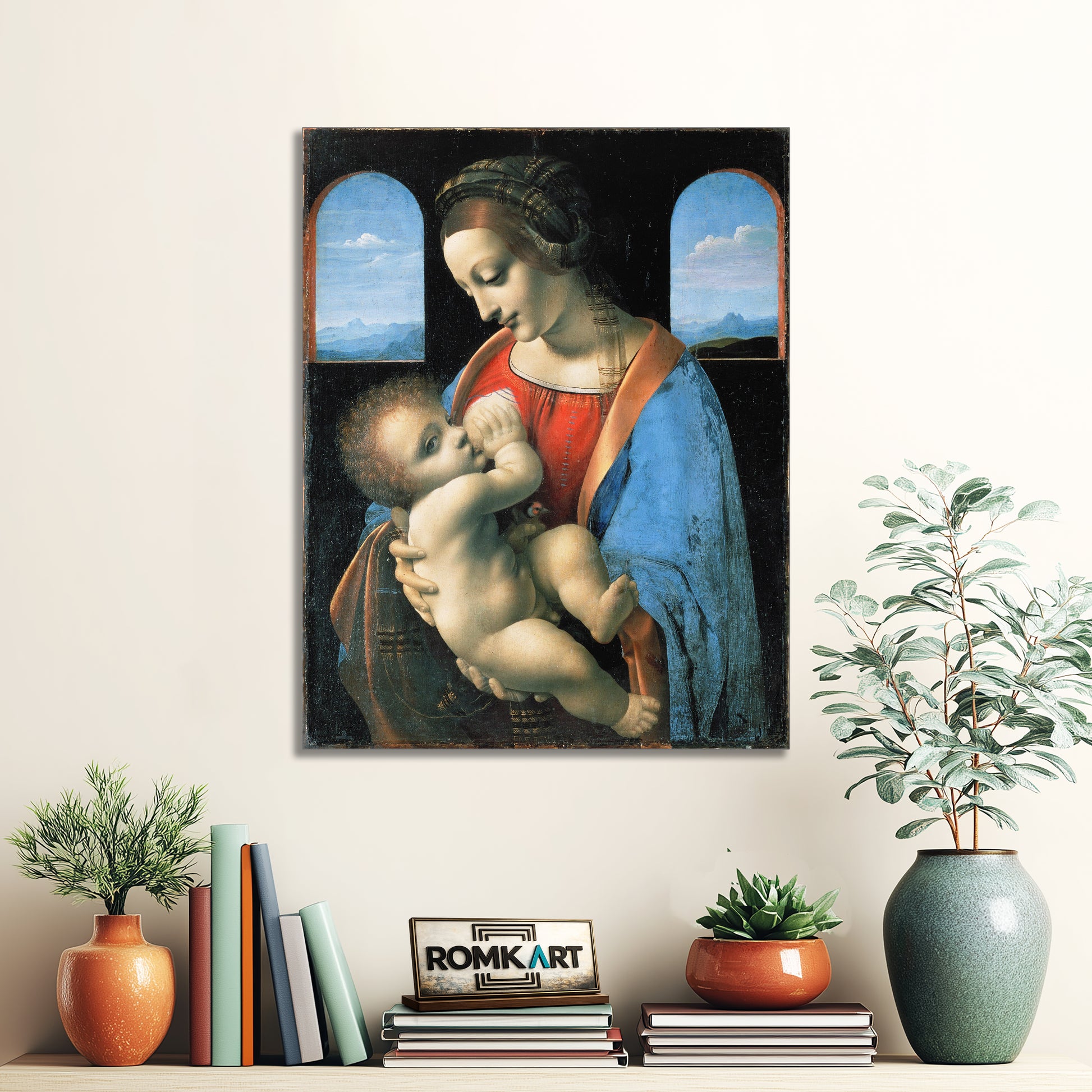 Leonardo Da Vinci Madonna Litta 1490 – Reproduction