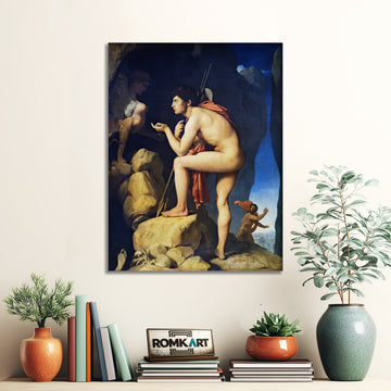 Jean Auguste Dominique Ingres Oedipus And The Sphinx – Reproduction