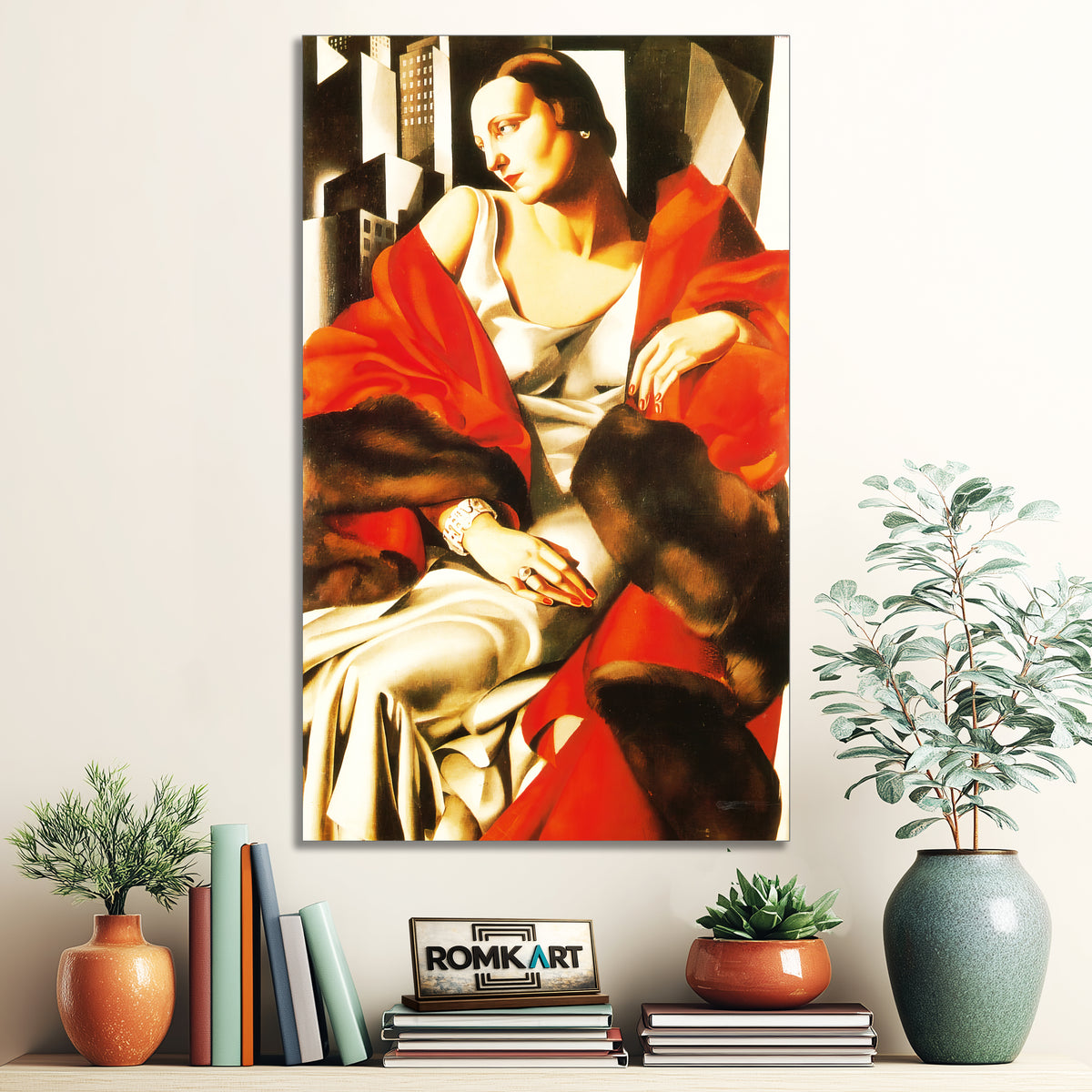 Tamara De Lempicka Painting - Portrait Of Mrs Boucard 1931 – Reproduction