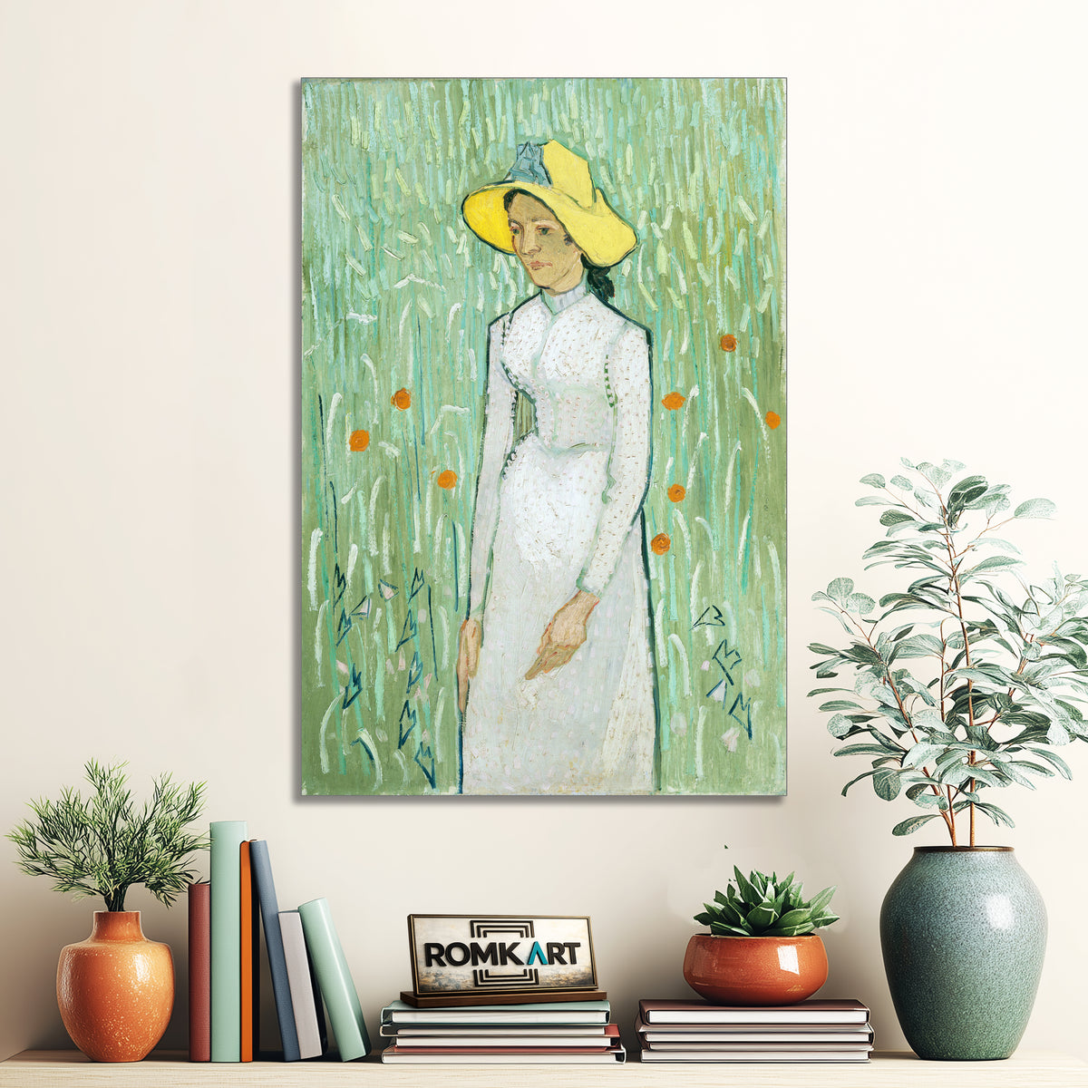 Vincent Van Gogh Girl In White 1890 – Reproduction