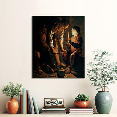 Georges De La Tour Joseph The Carpenter Louvre – Reproduction