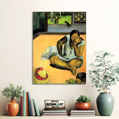 Paul Gauguin The Brooding Woman 1891 – Reproduction