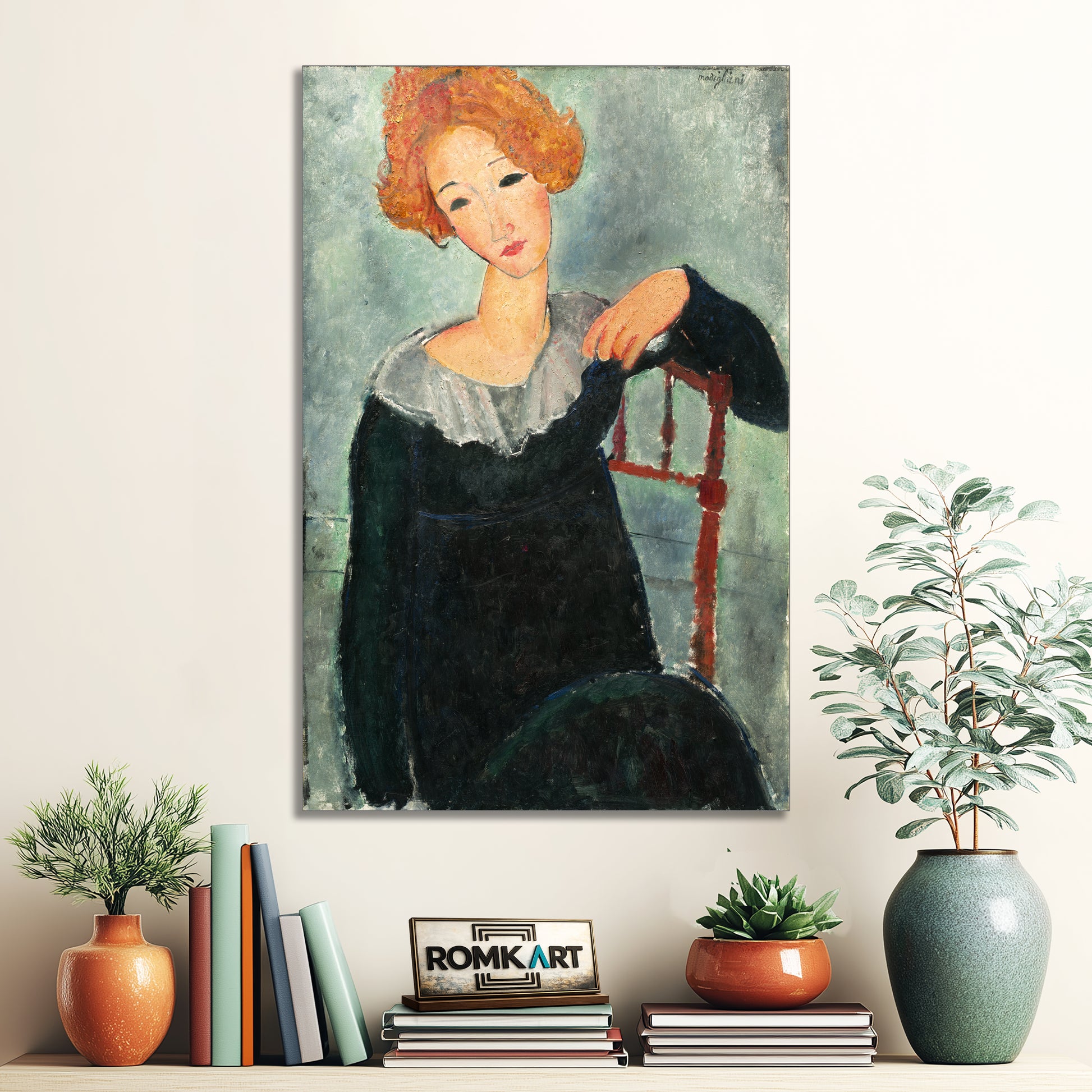 Amedeo Modigliani Woman With Red Hair – Reproduction