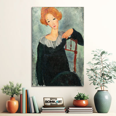 Amedeo Modigliani Woman With Red Hair – Reproduction