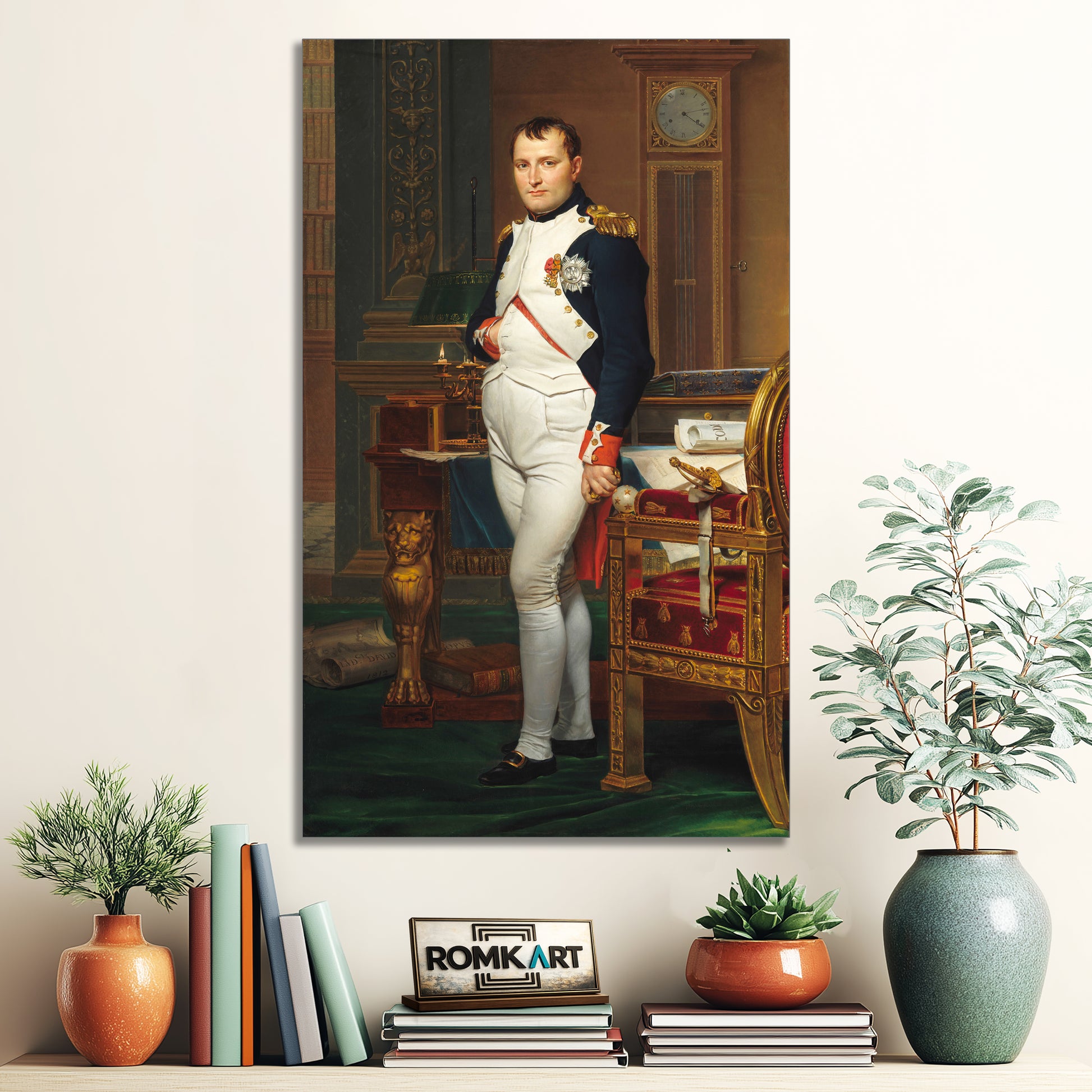 Jacques-louis David Emperor Napoleon In His Study At The Tuileries 1812 – Reproduction