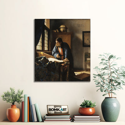 Johannes Vermeer The Geographer 1668-1669 – Reproduction