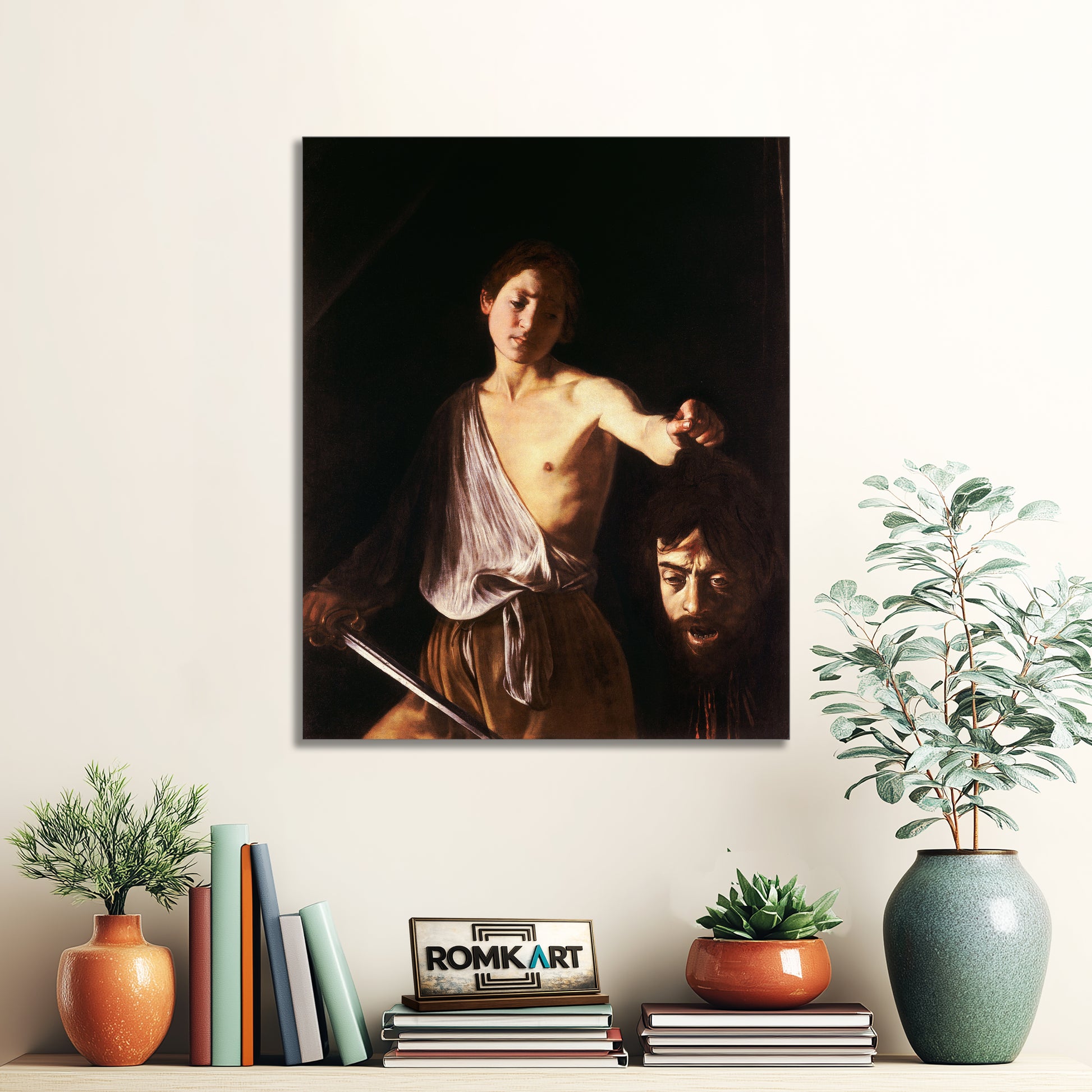 Caravaggio David With The Head Of Goliath 1610 – Reproduction