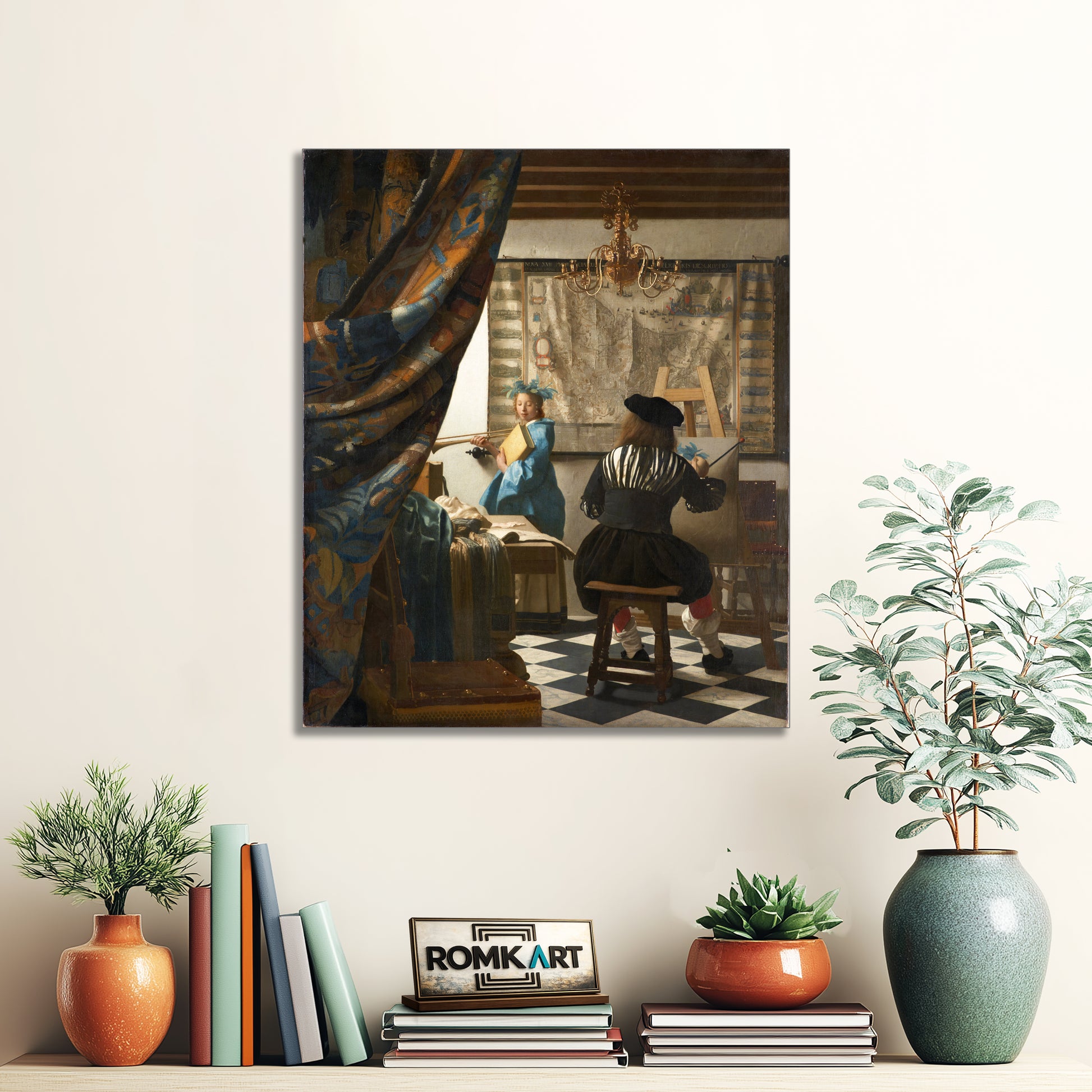 Johannes Vermeer The Art Of Painting 1666 – Reproduction