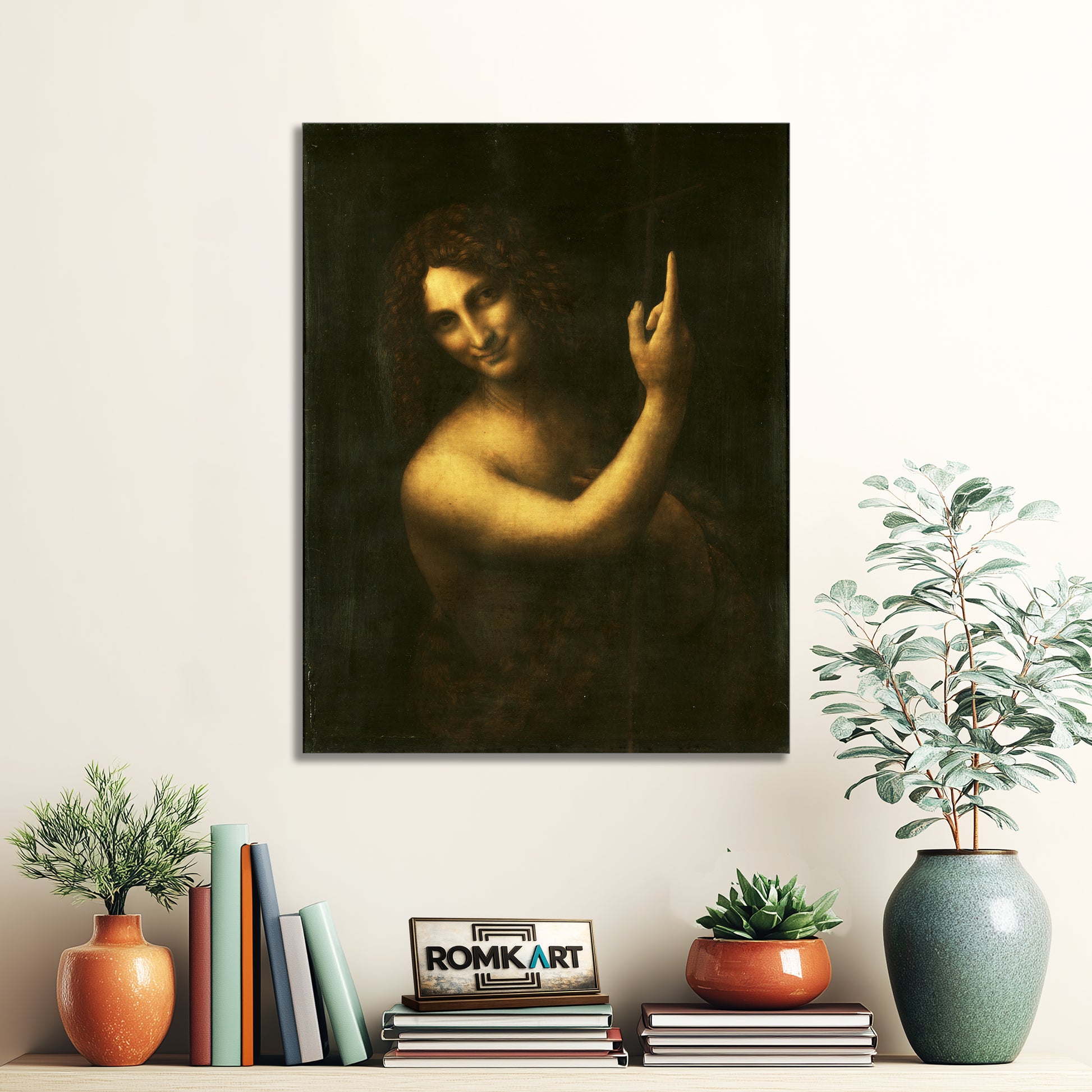 Leonardo Da Vinci Saint John The Baptist – Reproduction