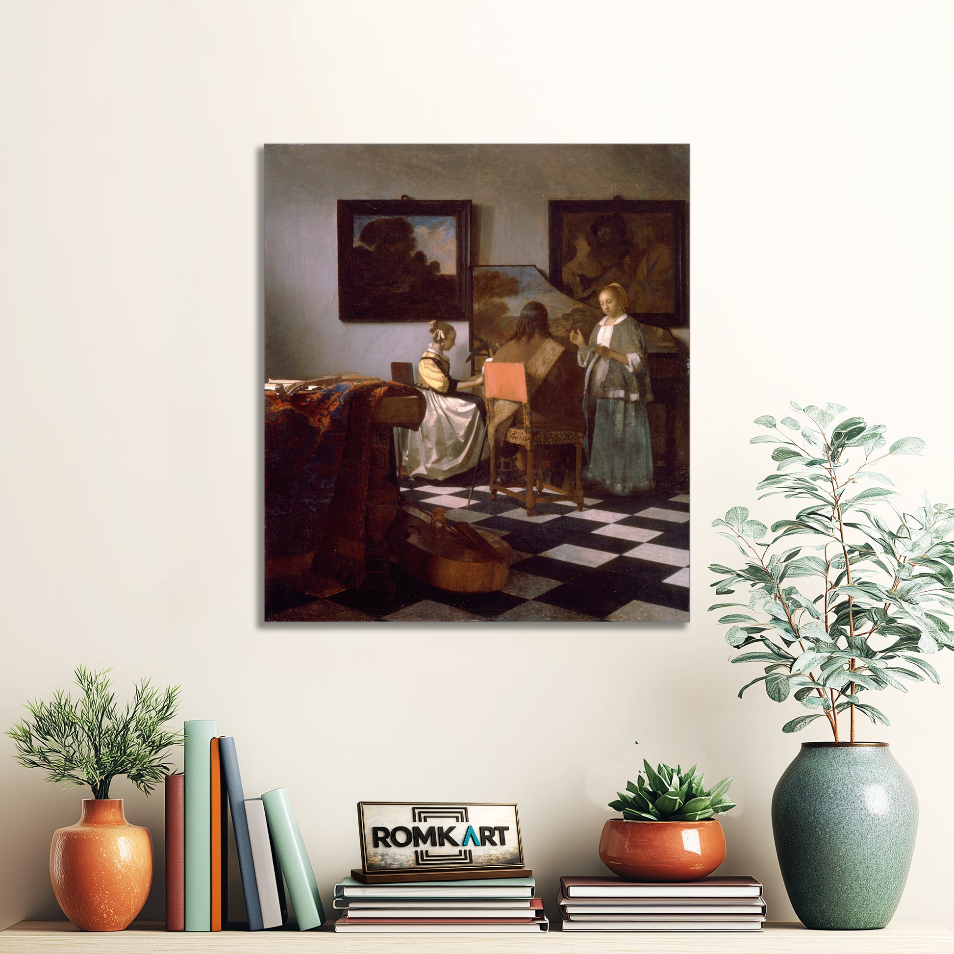 Johannes Vermeer The Concert 1665 – Reproduction