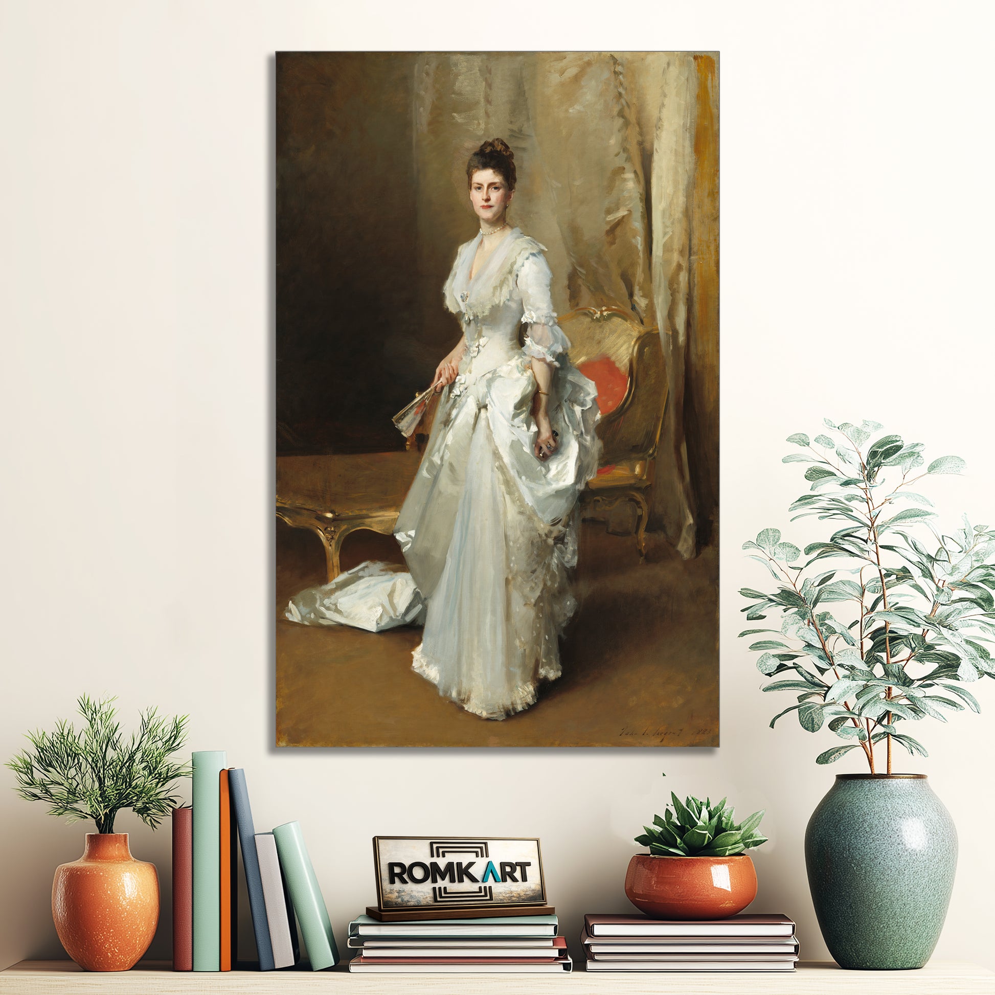 John Singer Sargent Margaret Stuyvesant Rutherfurd White Mrs Henry White 1883 – Reproduction