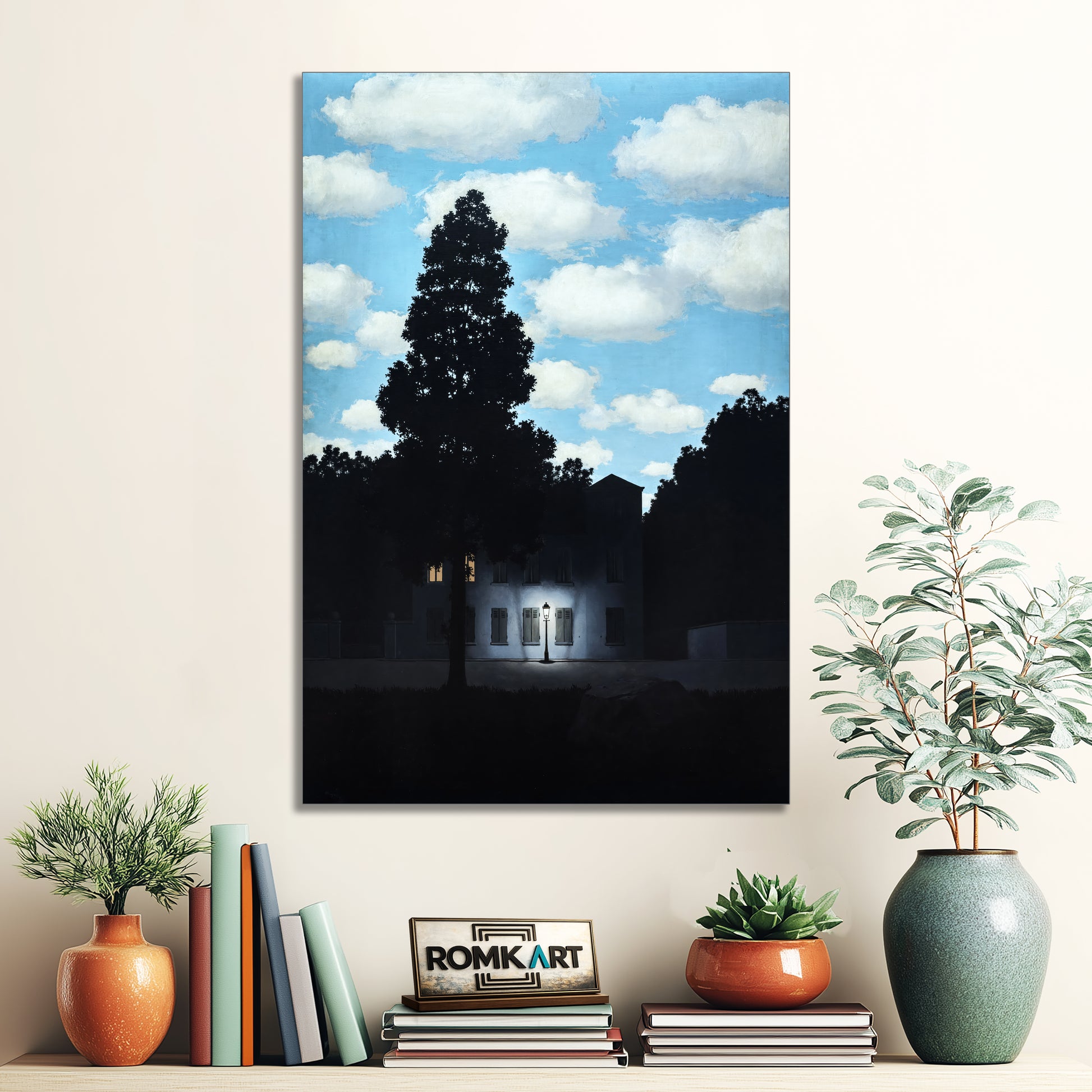 Rene Magritte The Empire of Light (1954) – Reproduction