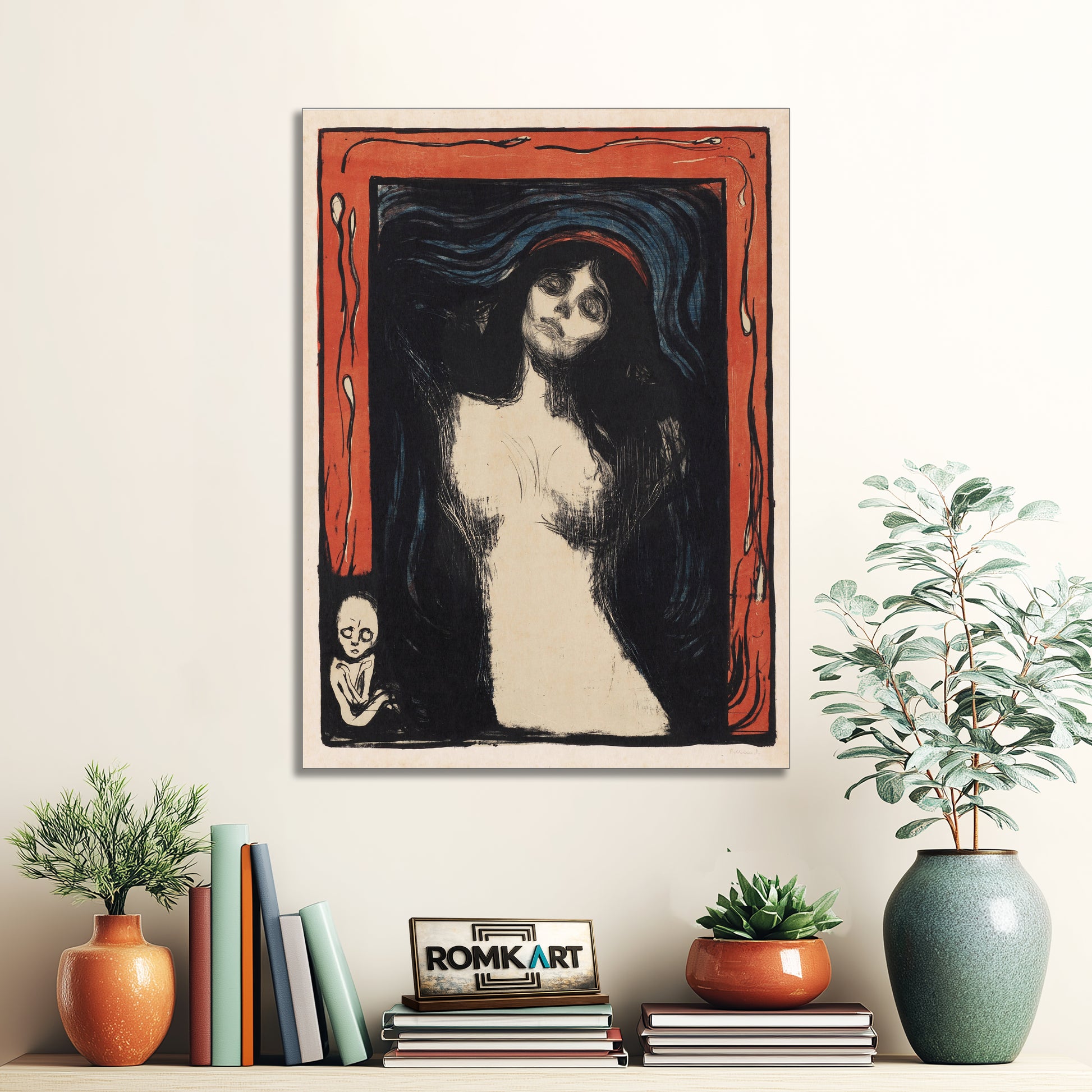 Edvard Munch Madonna 1895-1902 – Reproduction
