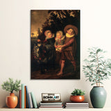 Frans Hals Three Children With A Goat-cart – Reproduction