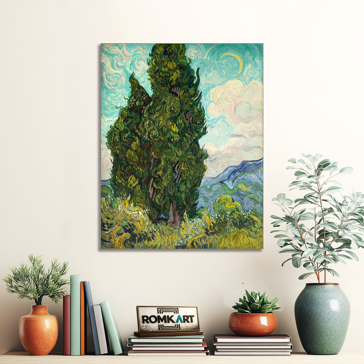 Vincent Van Gogh Cypresses 1889 – Reproduction