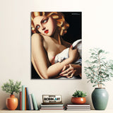 Tamara De Lempicka Woman With Dove – Reproduction