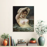 Gustave Courbet The Woman In The Waves 1868 – Reproduction