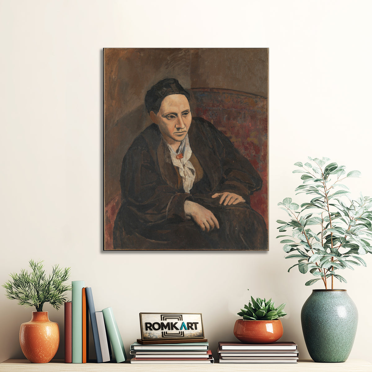 Pablo Picasso Portrait Of Gertrude Stein 1905 – Reproduction