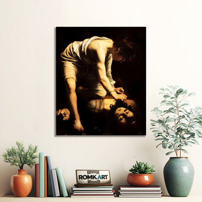 Caravaggio David And Goliath 1600 – Reproduction