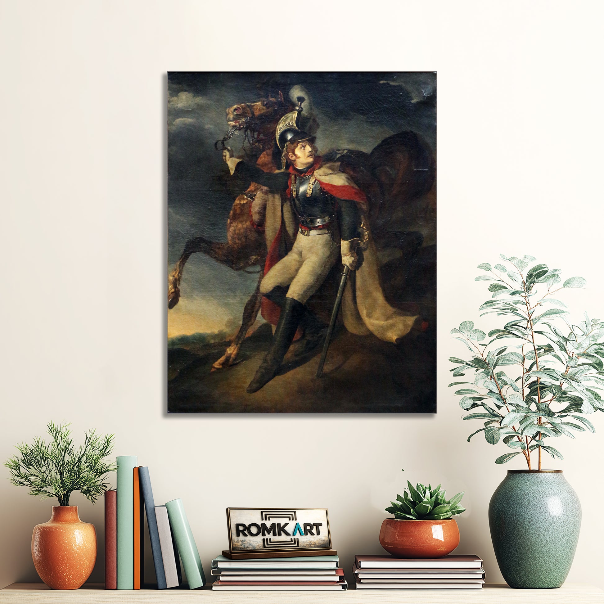 Theodore Gericault Wounded Cuirassier Leaving The Field Of Battle 1814 – Reproduction